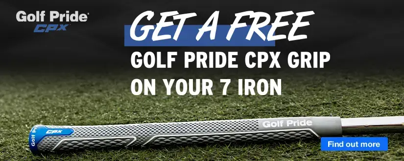 Get a Free Golf Pride CPX Grip On Your 7 Iron