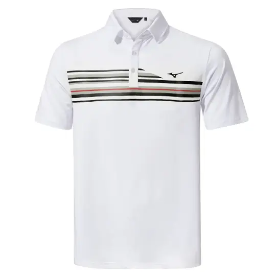 Mizuno Quick Dry Elite Stripe Polo Shirt