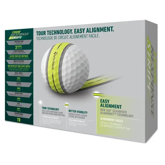 TaylorMade Tour Response Stripe Golf Balls Adam Souter PGA