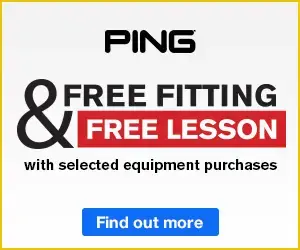Free fitting & free lesson with selected PING equipment