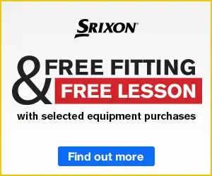 Free fitting & free lesson with selected Srixon equipment