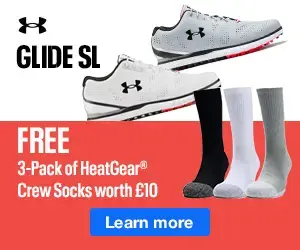 Free 3-pack of HeatGear crew socks worth £10