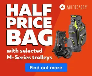 with Selected Motocaddy M-Series Trolleys