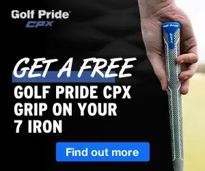 Get a Free Golf Pride CPX Grip On Your 7 Iron