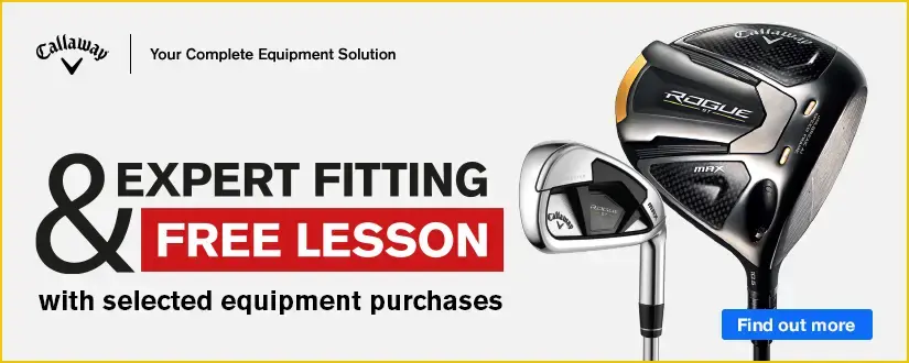 Expert fitting & free lesson with selected Callaway equipment