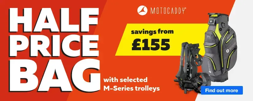 with Selected Motocaddy M-Series Trolleys