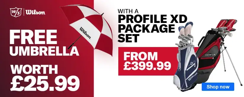 With a Wilson Profile XD Package Set from £399.99